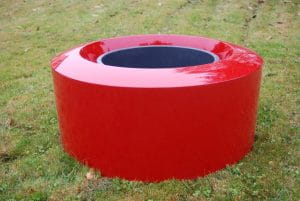 DONICA OLIB Ø100x45 ANTRACYT MAT