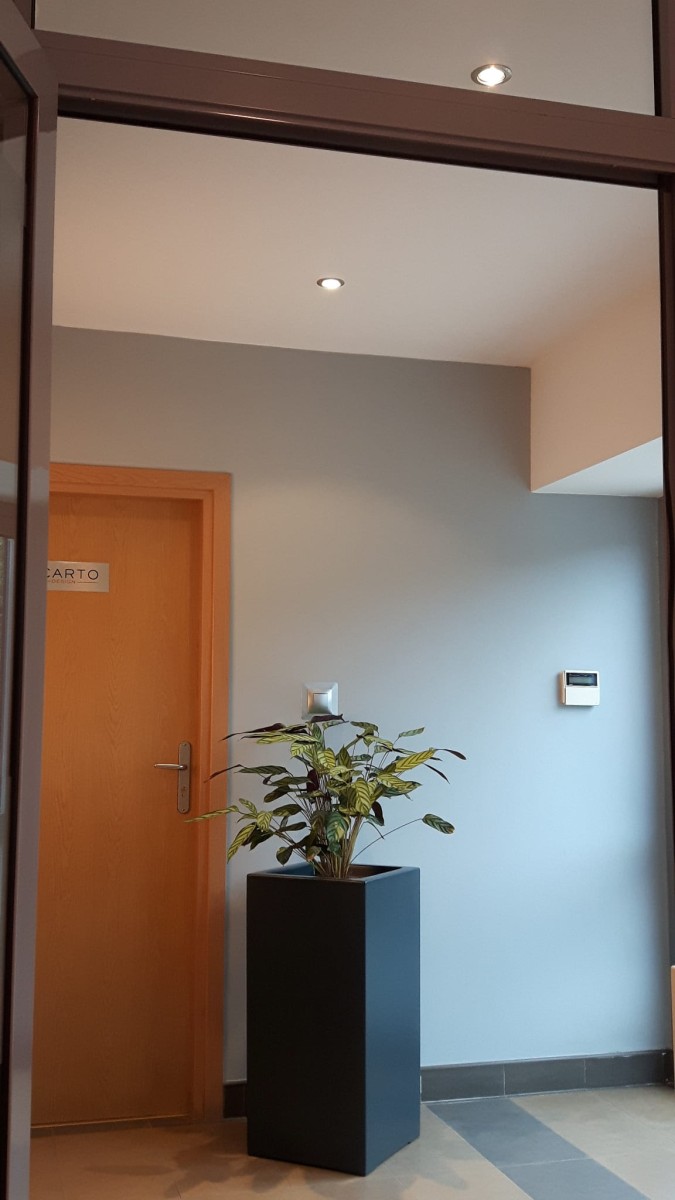 Donica  CUBO ALTA 40X40X80 ANTRACYT MAT