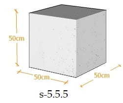 SIEDZISKO 50X50X50