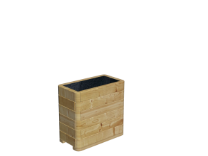 DONICA Z DREWNA IMPREGNOWANEGO 60x32x57
