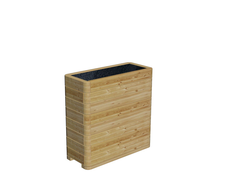 DONICA Z DREWNA IMPREGNOWANEGO 75x32x75