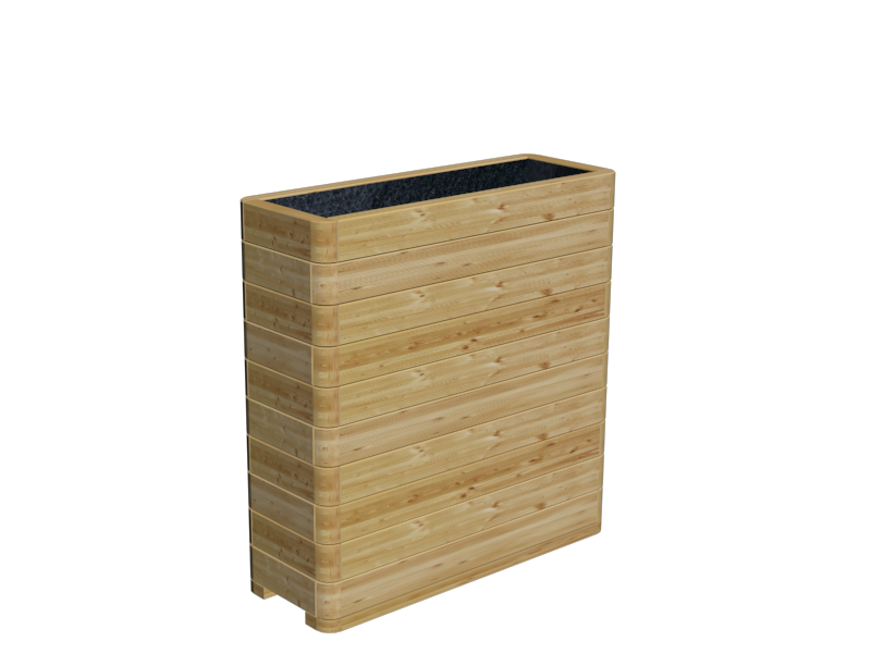 DONICA Z DREWNA IMPREGNOWANEGO 90x32x90
