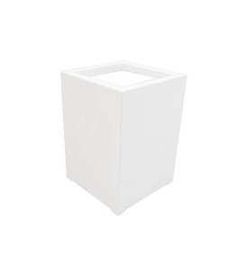 Donica  CUBO  40x40x50 BIAŁY POŁYSK
