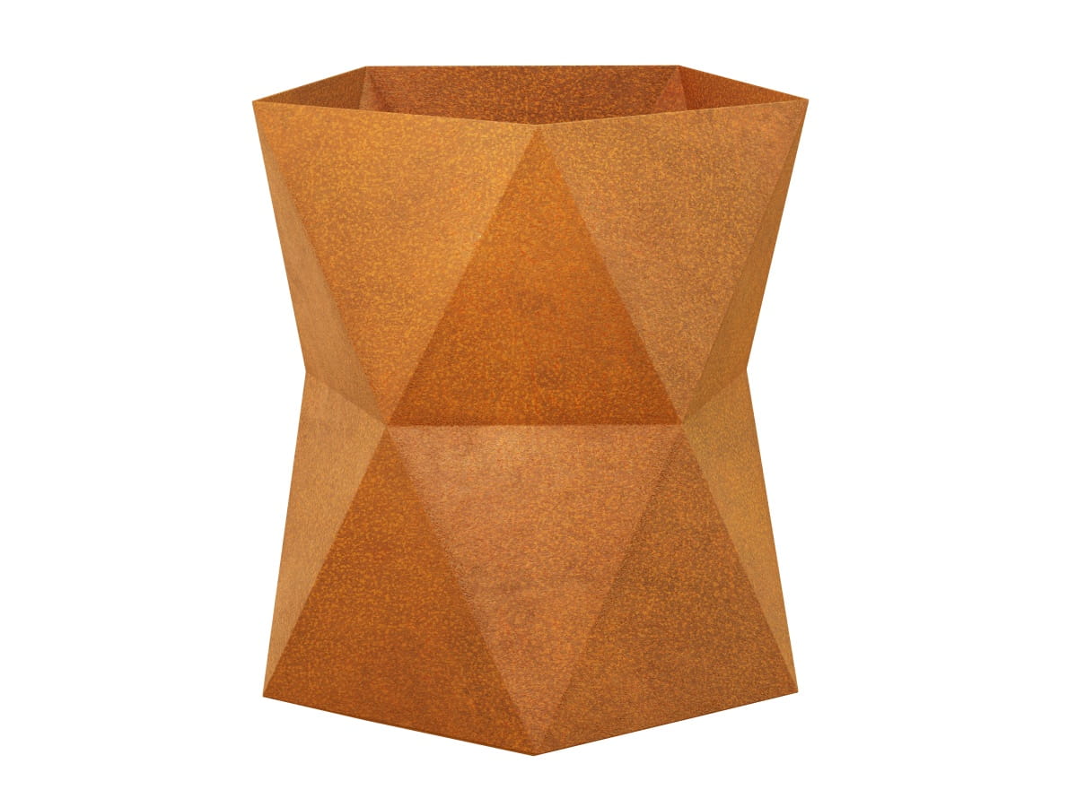 DONICA GEOMETRYCZNA CORTEN BELLEZA 73x73x92