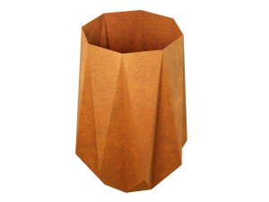 DONICA GEOMETRYCZNA CORTEN CRISTAL 65x65x92