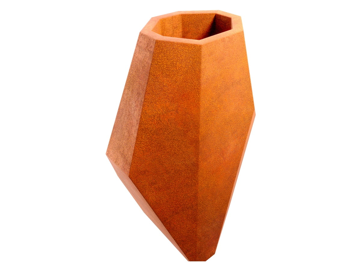 DONICA GEOMETRYCZNA CORTEN TERRON S 50x30x65