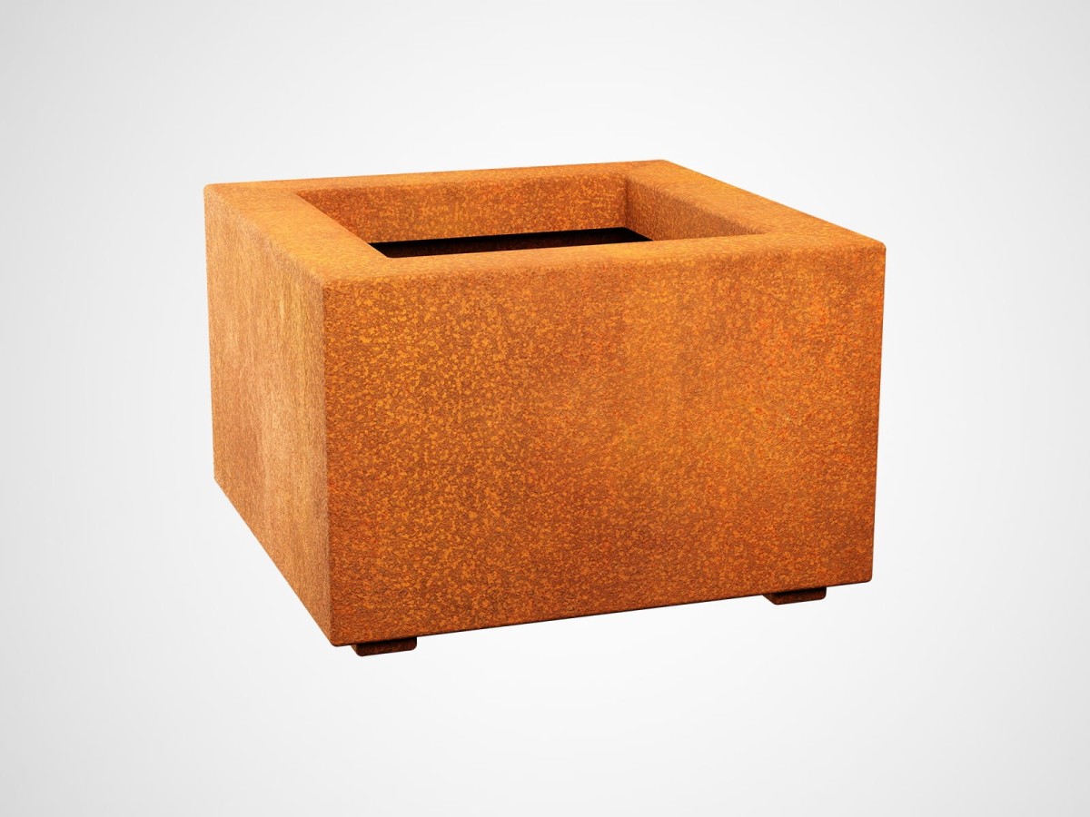 DONICA METALOWA – CORTEN BAJO 1 45x45x30