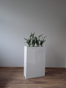 Donica  LARGO 60x28x90 BIAŁY POŁYSK