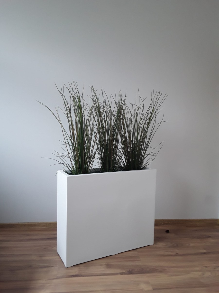 Donica  LARGO 76x30x90  BIAŁY POŁYSK