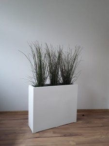 Donica  LARGO 76x30x90  BIAŁY POŁYSK