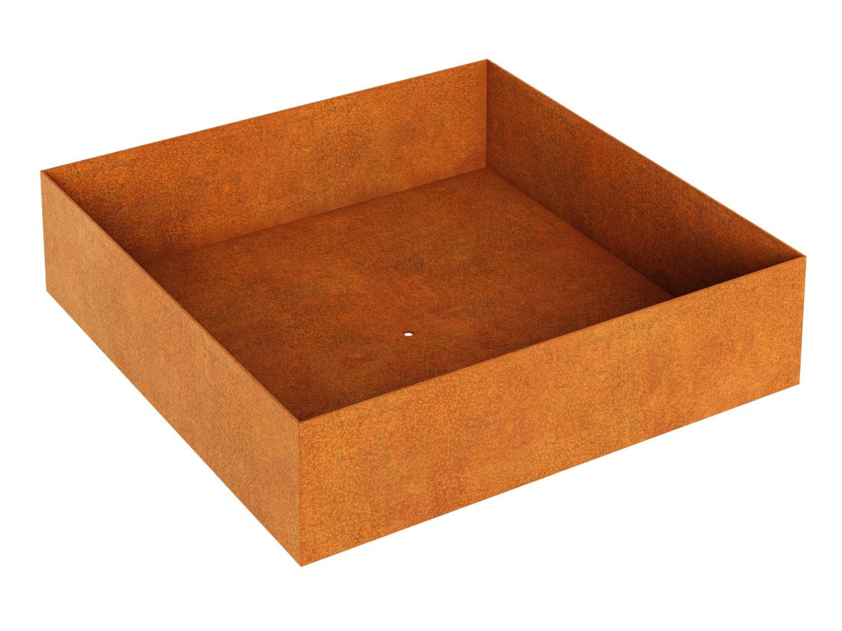 DONICA METALOWA – CORTEN RAPIDO B2 120x120x30