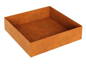 DONICA METALOWA – CORTEN RAPIDO B2 120x120x30