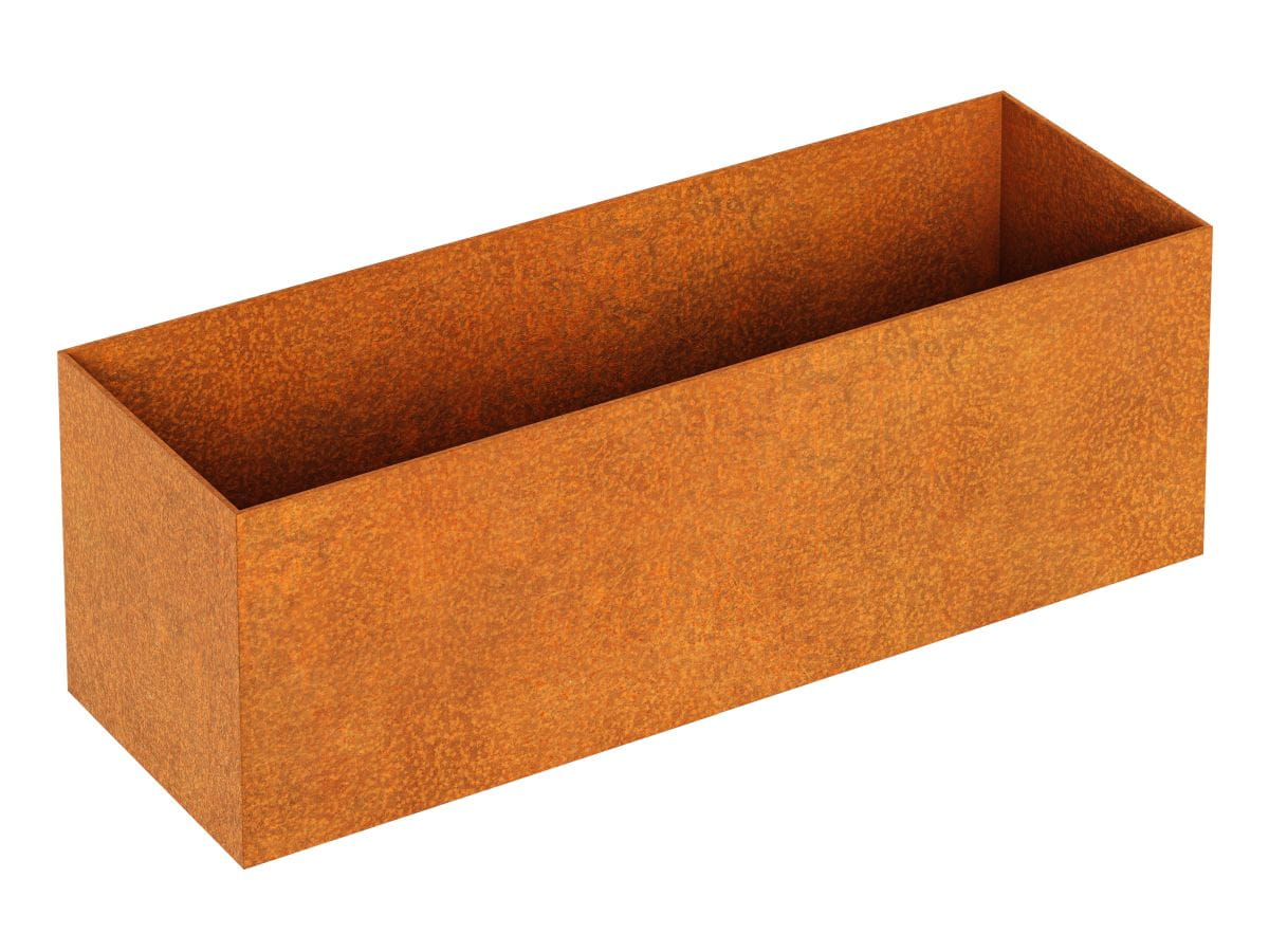 DONICA METALOWA – CORTEN RAPIDO L1 90x30x30