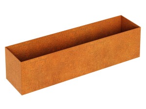 DONICA METALOWA – CORTEN RAPIDO L2 120x30x30