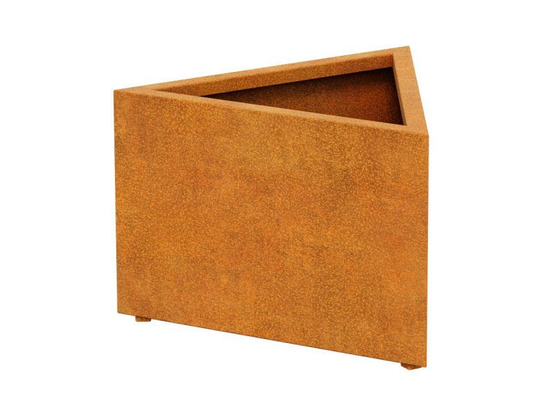 DONICA METALOWA – CORTEN TRÓJKĄTNA TRIANGO 3 90x78x60