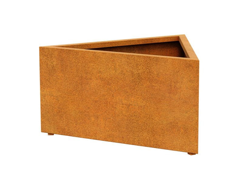 DONICA METALOWA – CORTEN TRÓJKĄTNA TRIANGO 4 120x104x60