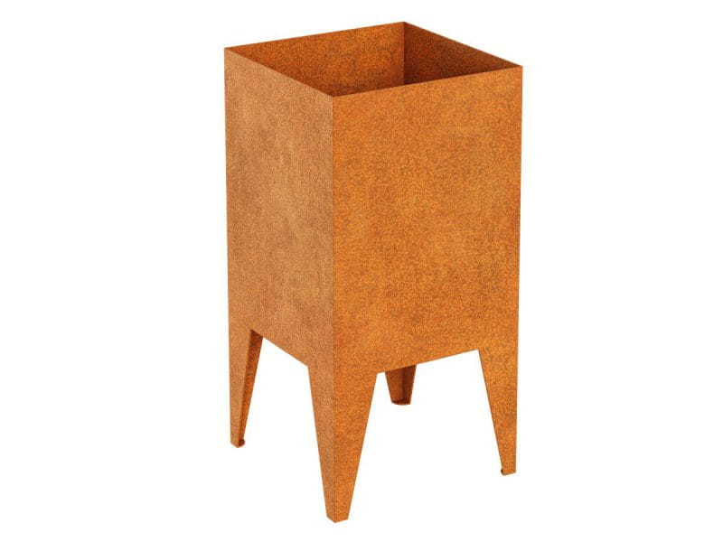 DONICA METALOWA – CORTEN TRÓJKĄTNA PIERNA 4 45x45x90