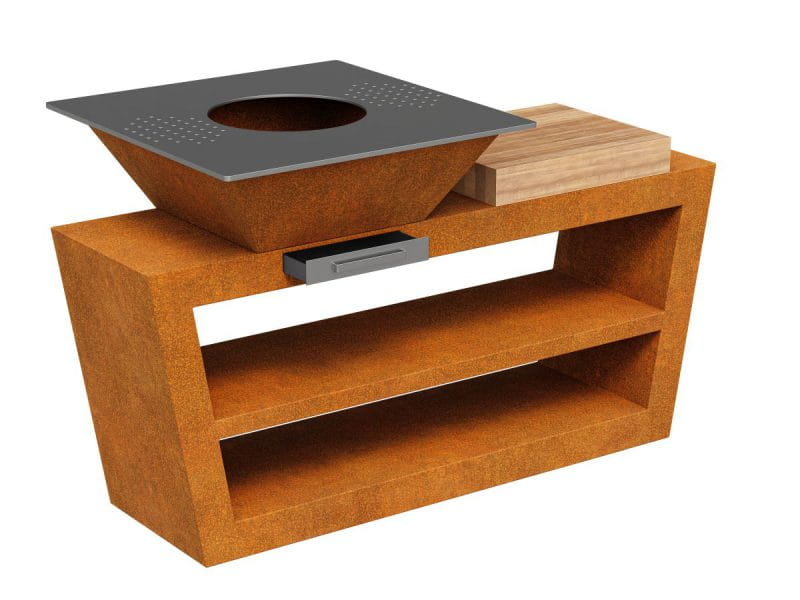 KUCHNIA OGRODOWA/GRILL CORTEN COCCINA 4