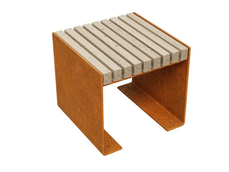ŁAWKA OGRODOWA/MIEJSKA CORTEN FLANCO A1