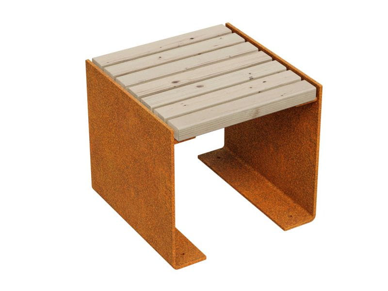 ŁAWKA OGRODOWA/MIEJSKA CORTEN FLANCO B1