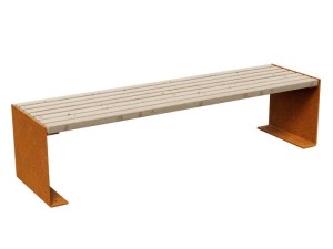 ŁAWKA OGRODOWA/MIEJSKA CORTEN FLANCO B4