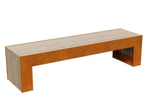 ŁAWKA OGRODOWA/MIEJSKA CORTEN MASETA 4