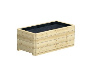 Donica drewniana 4EL 100x39x50 cm