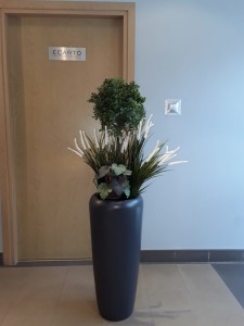 Donica  Tivoli  Poco Ø34X22 H:75  Antracyt Mat