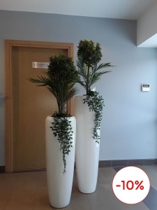 Donica  Tivoli  Altezza + Tivioli Alto Biały połysk