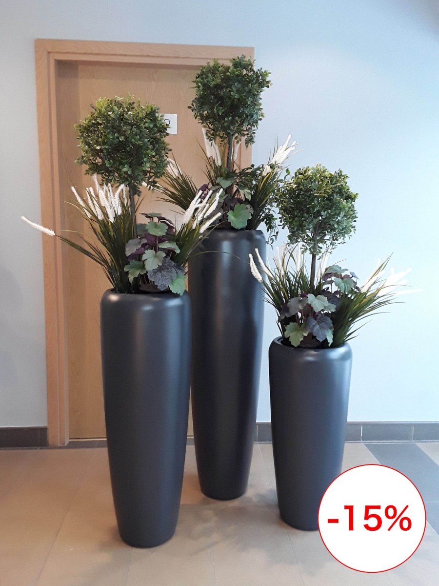 Donica  Tivoli  Paco + Tivoli Altezza + Tivoli Alto Antracyt mat