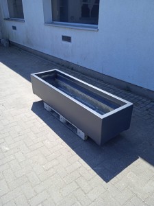 Donica  LARGO 200X50X40 ANTRACYT MAT