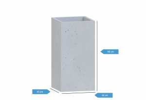 DONICA BETONOWA BOX 45x45x90