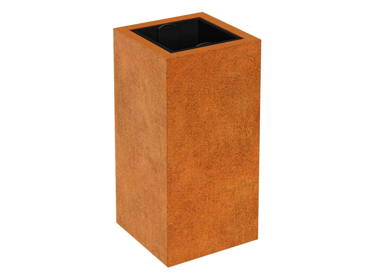 DONICA METALOWA – CORTEN DEPO 3 45x45x90