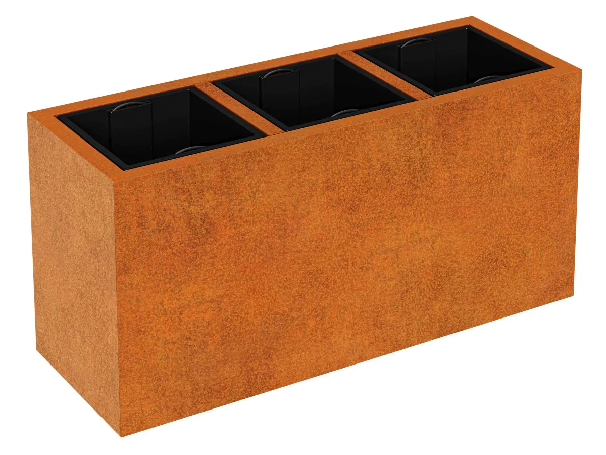DONICA METALOWA – CORTEN DEPO 10 125x45x60