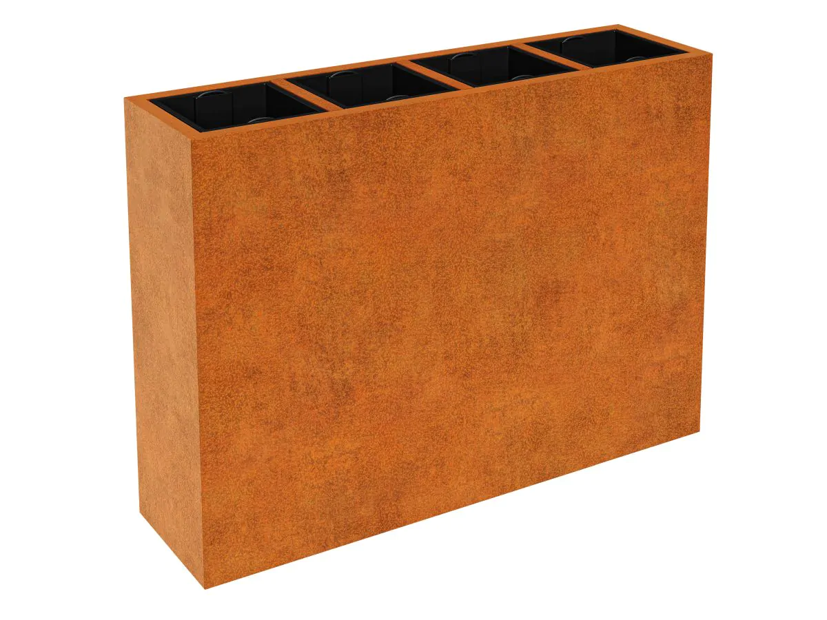 DONICA METALOWA – CORTEN DEPO 16 165x45x120