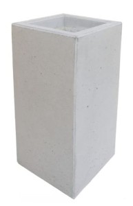 Kostka Wysoka 40x40x80  jasny szary