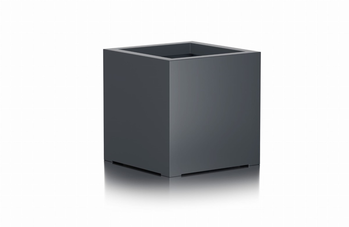 Donica CUBO 100x100x100 ANTRACYT MAT