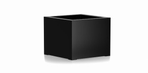 Donica CUBO 100x100x80 CZARNY POŁYSK