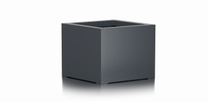 Donica CUBO 100x100x80 ANTRACYT MAT