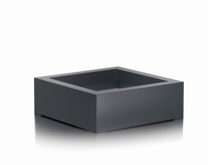 Donica CUBO - 100X100X40 ANTRACYT MAT