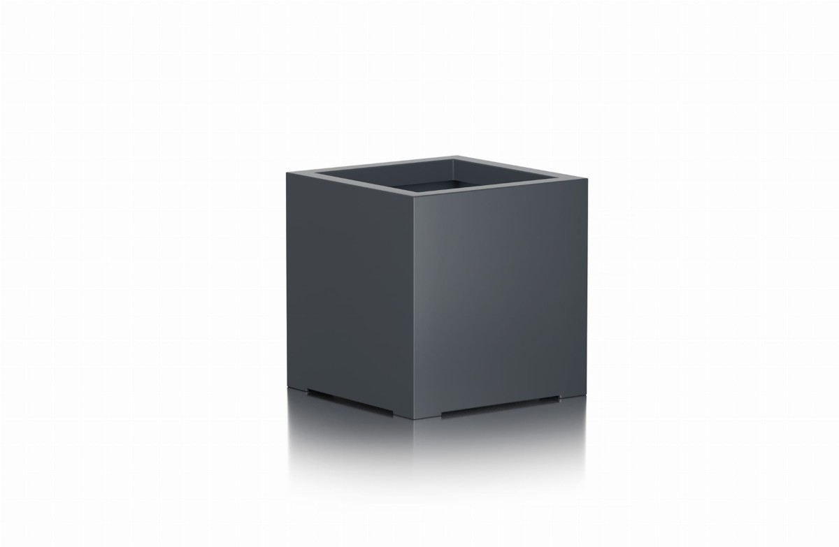 Donica CUBO - 80x80x80 ANTRACYT MAT