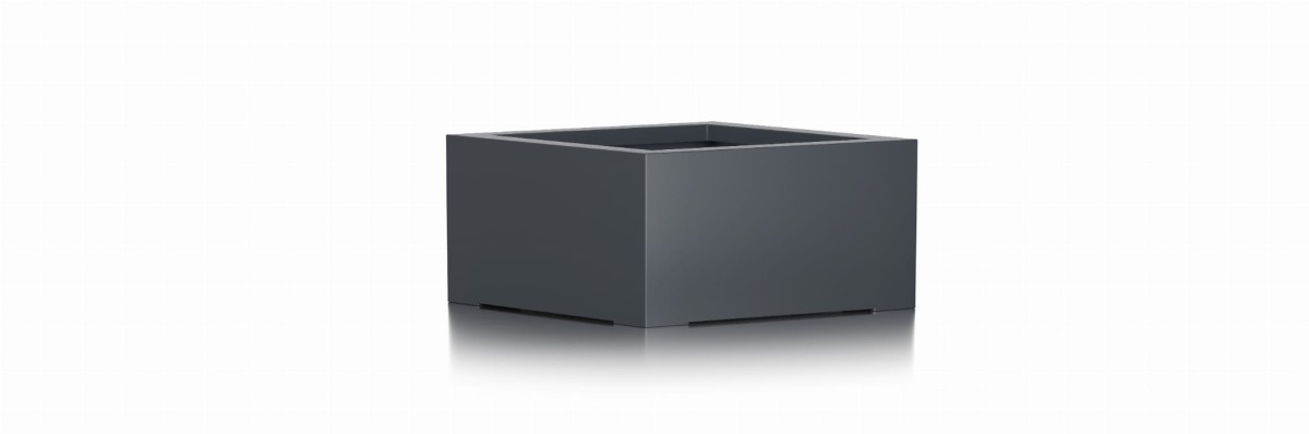 Donica CUBO - 80x80x40 ANTRACYT MAT