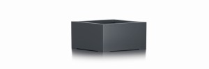 Donica CUBO - 80x80x40 ANTRACYT MAT