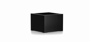 Donica CUBO - 80x80x60 CZARNY POŁYSK