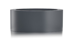 Donica CIRCULO Ø100x40 ANTRACYT MAT