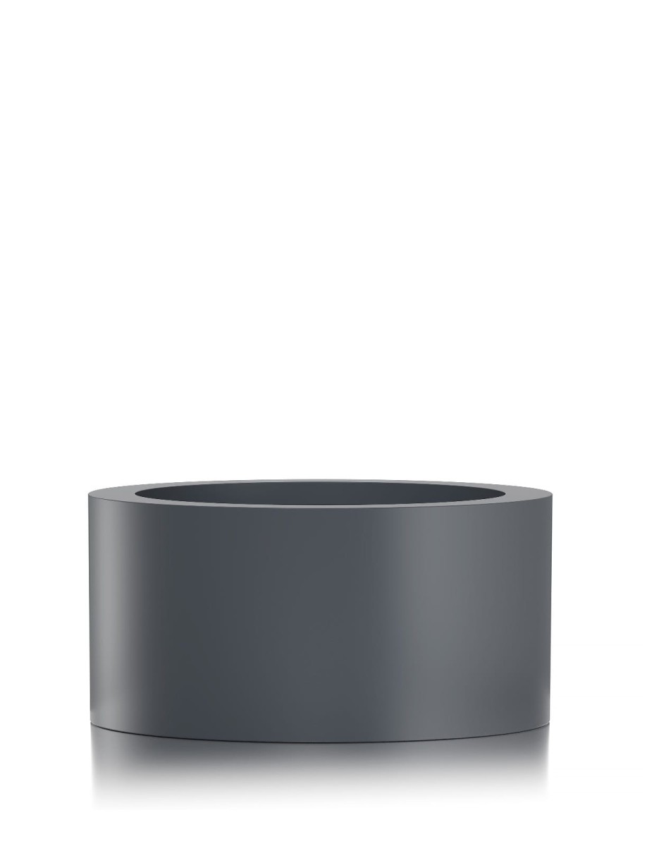Donica  CIRCULO Ø80x40 ANTRACYT MAT