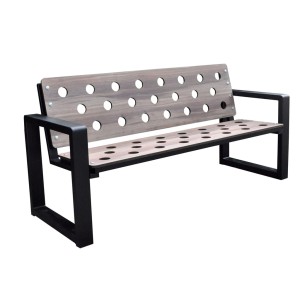 Wandaloodporna ławka miejska Grande HPL 175 cm