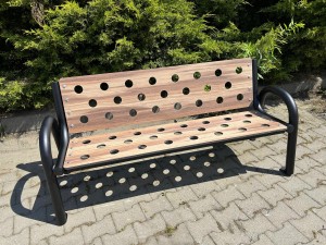 Ławka ogrodowa z tworzywa sztucznego 150 cm