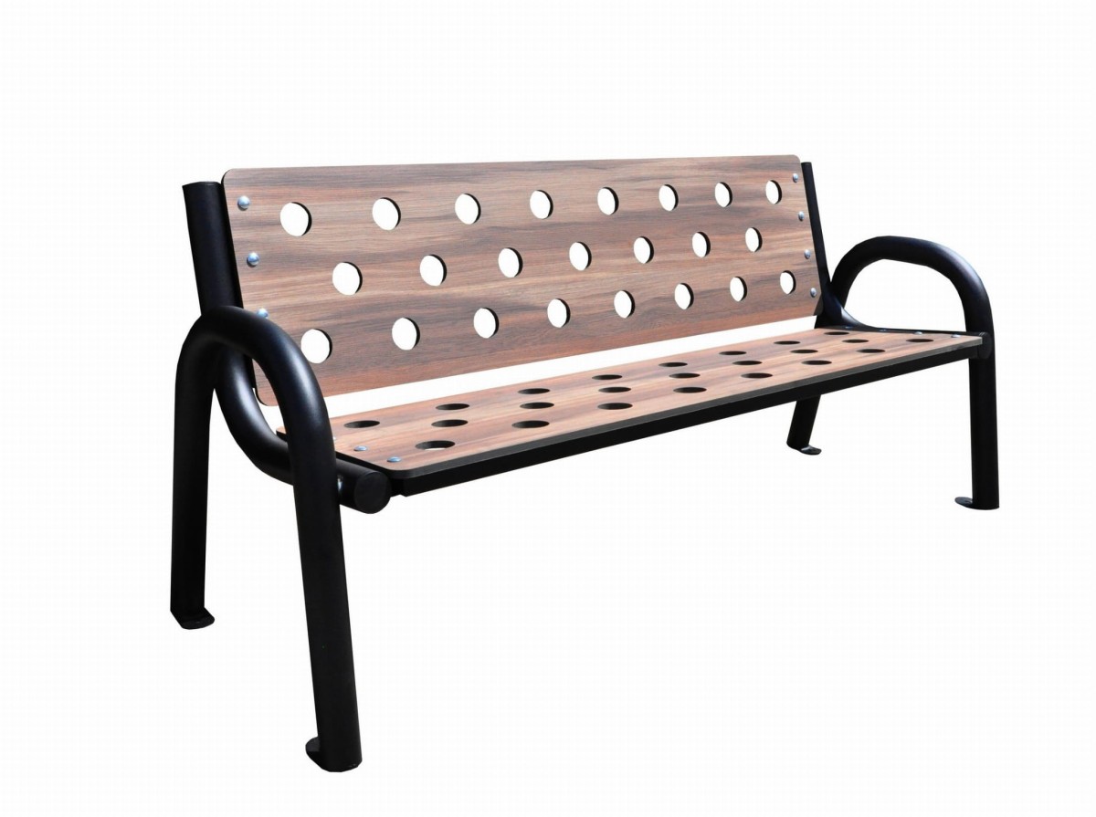 Ławka z laminatu HPL 175 cm