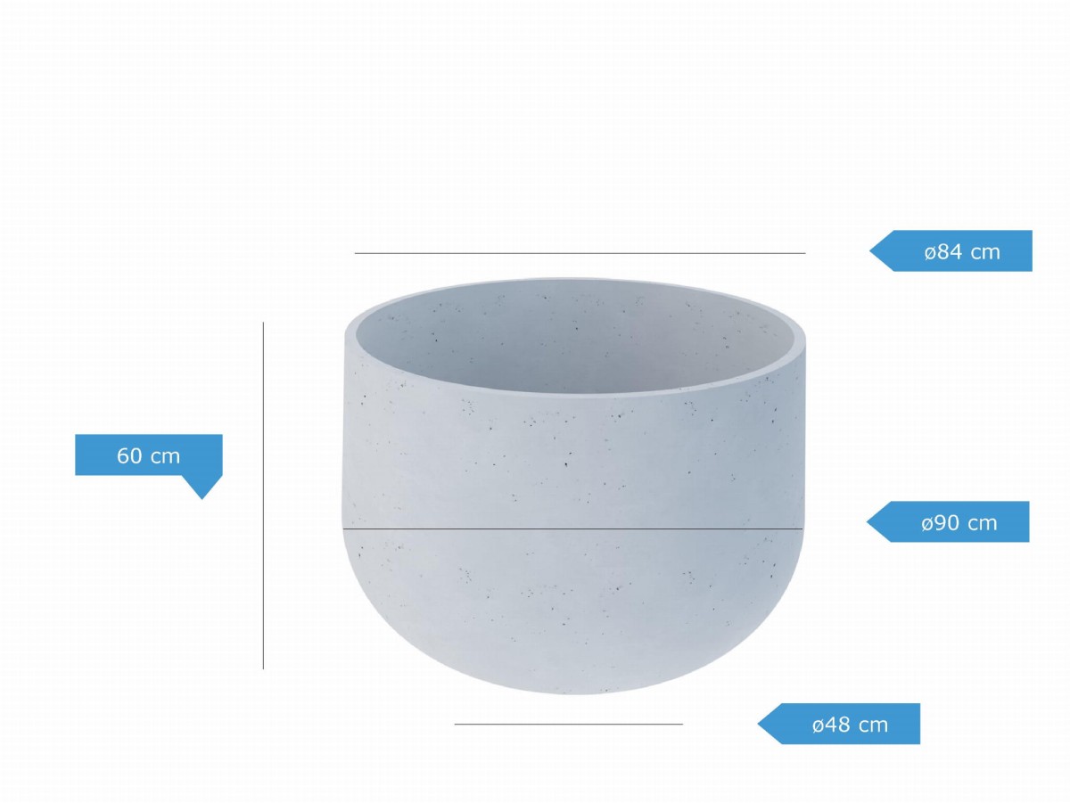DONICA BETONOWA BOWL F90XH60CM